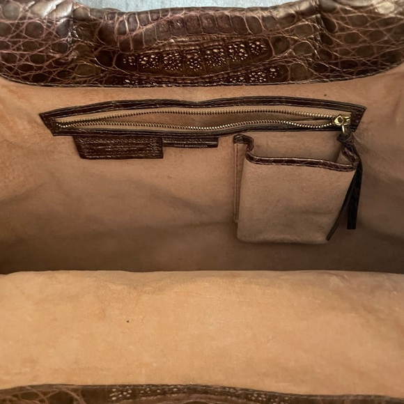 Nancy Gonzalez Crocodile Copper Tote Bag - Picture 12 of 16